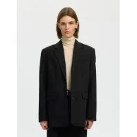 Selected Oversize Blazer Mujeres Negro 44