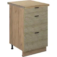 Vicco Mueble bajo de cocina Fame-Line Panel de roble 50 cm , ET Roble, Model 51385