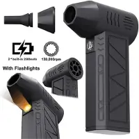 StarTech.com Soplador turbo compacto - X50, soplador de aire eléctrico - 130.000 RPM - Velocidad del viento ajustable - Motor sin escobillas - USB-C - Portátil