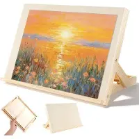 OEM Silla alta para dibujo - Mesa de dibujo - Silla para dibujar y hacer bocetos - Silla de oficina de madera ajustable - 33x23 cm - Madera natural