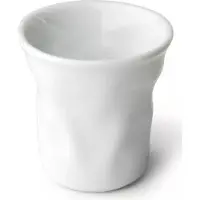 Mondex Taza de cerámica blanca, ligeramente deformada, de 6,2 x 6,2 x 6,3 cm, con capacidad de 75 ml, paquete de 10 unidades.