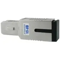 BlueOptics , conector óptico de fibra monomodo SC simplex, atenuador de 10 dB (SFA22BK10)