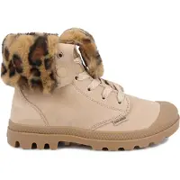 Palladium Botines con cordones 'BAGGY' beige / marrón / negro