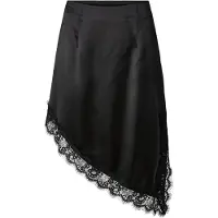 Pieces Falda 'EVY' negro