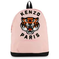Kenzo unisex para niños. K62154 Mochila Tiger rosa (OSFA), Casual, Poliéster, moda infantil, outlet 2026.