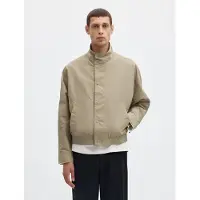 Selected Bómber Chaqueta Hombres Gris M