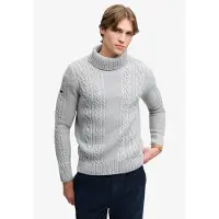 Superdry Jersey Jacob Cable Roll Neck Jumper