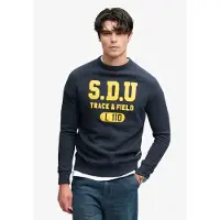 Superdry Sudadera Ath Felt Applique Relaxed Crew