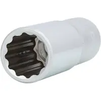 Ks Tools 917.1268, Llave de vaso, 1/2", métrica, 1 cabeza, 18 mm, acero cromo vanadio