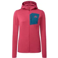 Mountain Equipment - Women's Lumiko Hooded Jacket - Forro polar size 36, rojo/fucsia