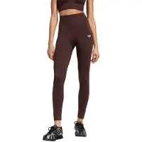 Adidas Originals Leggings 'Essentials' marrón oscuro / blanco