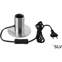 SLV 1001678 FITU TL: Lámpara de mesa, aluminio cepillado, casquillo E27, máximo 10W