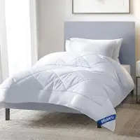 Merkloos Edredón de microfibra individual de 135x200 cm, con relleno de poliéster, 300 g/m², adecuado para todas las estaciones