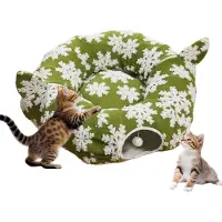 Merkloos Elzusha: Cama tipo donut para gatos y perros de interior