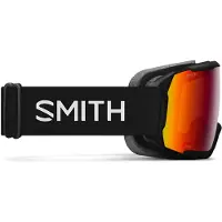 Smith - Máscaras de esquí - Grom Black/ Red Sol-X Mirror Antifog de Silicona - Negro