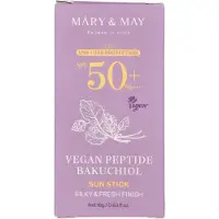 MARY & MAY - Protector Solar en Barra Vegano Vegan Peptide Bakuchiol Sun Stick