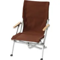 Snow Peak Low Beach Chair, marrón