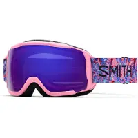Smith - Máscaras de esquí - Grom Bright Pink Lofi Butterfly / Chromapop Everyday Violet Mirror de Silicona - Rosa