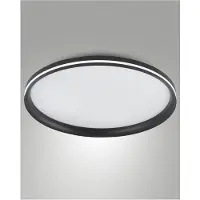 FABAS LUCE Isy - Lámpara de techo LED de aluminio - LED integrada de 64W, IP20, color