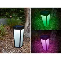 Lutec Lámpara solar exterior empotrable LED de 8,4W, modelo DIAS 6996601012, marca