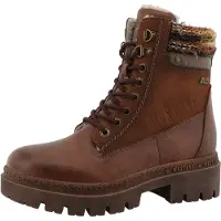 Mustang Botines con cordones marrón