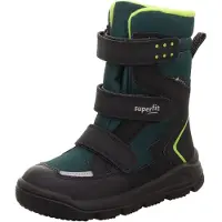 Superfit Botas 'MARS' amarillo neón / verde oscuro / negro