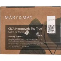 MARY & MAY - Mascarillas Faciales Cica Houttuynia Tea Tree Calming Mask