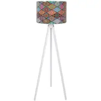 Opviq , lámpara de pie, multicolor, MDF, 38 x 38 x 145 cm