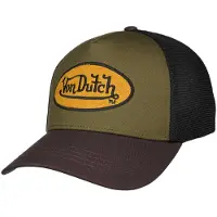 Von Dutch Gorra 'Terry' marrón / miel / oliva / negro