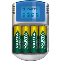 Varta Cargador Lcd Usb+4 Pilas Aa 2600mah 12v