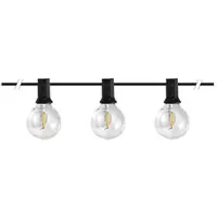 OEM Guirnalda de luces solares LED, 10 bombillas, 1,5 W, iluminación exterior