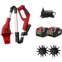 OEM Trituradora de jardín, motor sin escobillas, ancho de corte de 200 mm, juego de 2 baterías