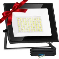 Aigostar , foco LED para exteriores e interiores, 50W, 4500 lúmenes, luz blanca fría, 6500K, IP65 – 1 unidad, 50W, 6500K