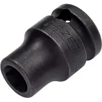 Hazet Llave de impacto con cabeza de 880S-E10, 3/8 de pulgada (10 mm), cuadrada hueca, perfil TORX, tamaño E10