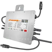 OEM Microinversor solar de 600W con doble MPPT, grado de protección IP67 (resistente al agua), alta eficiencia, entrada de corriente continua de 20-60V, salida de corriente alterna de 230V (184-265V)