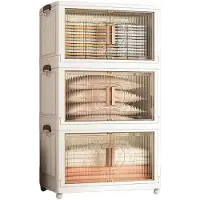 OEM Caja de almacenamiento, diseño plegable, gran capacidad, 3 unidades de 52,7 litros