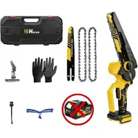 OEM Sierra de cadena, motor sin escobillas, lubricación automática, sin batería ni cable, enchufe de 100V-240V para la Unión Europea