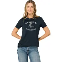 Super.natural - Women's Cycologist Bio Jersey Tee - Camiseta de merino size M, azul/ mountain trail