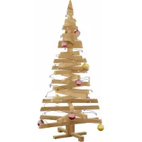Syfax Árbol de Navidad de madera KOTKA 150 cm Madera maciza de pino