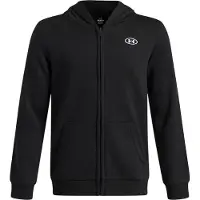 Under Armour Sudadera con cremallera deportiva 'RIVAL FLEECE' negro