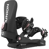 Union - Fijaciones snowboard - Juliet Black de Nylon - Talla 37-40,5 - Negro