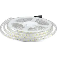 V-TAC Tira de luces LED - Resistente al agua (IP65) - 4000K - Precio por metro (rollo de 5 metros)