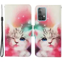 Lux-Case Funda abatible Wonderland Samsung Galaxy A53 5G - Gato