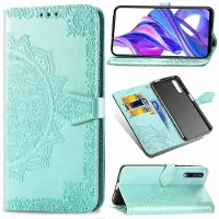 Lux-Case Funda Mandala Honor 9X Pro Flip - Cian