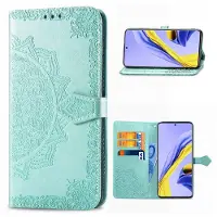 Lux-Case Funda abatible Mandala Samsung Galaxy A51 - Cian