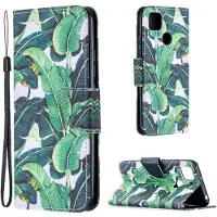 Lux-Case Funda abatible Wonderland Xiaomi Redmi 9C - Diseño De Hojas