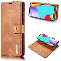 Lux-Case DG.MING Samsung Galaxy A52 5G Funda Billetera 2 en 1 - Marrón