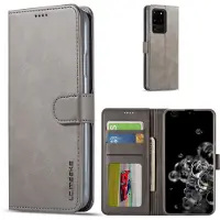 Lux-Case Funda Flip LC.IMEEKE Samsung Galaxy S20 Ultra - Gris