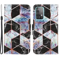 Lux-Case Funda abatible Wonderland Samsung Galaxy A53 5G - Patrón Mármol Negro