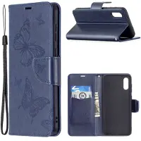 Lux-Case Funda abatible Butterfly Samsung Galaxy M02 / A02 - Azul